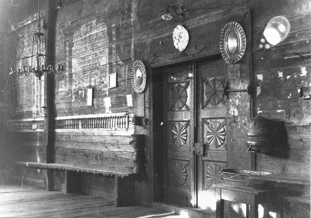 Interior entrance doors