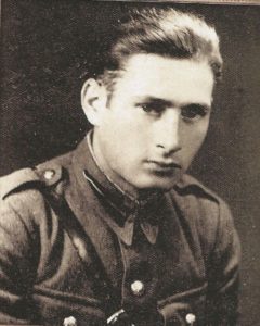 Isser as a young Polish soldier