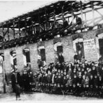 Jack standing on 4th window from right  Mizrahi Yavne School around 1934- 