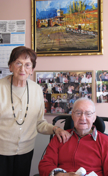 Moshe and Gertrude Kerbel -circa 2009